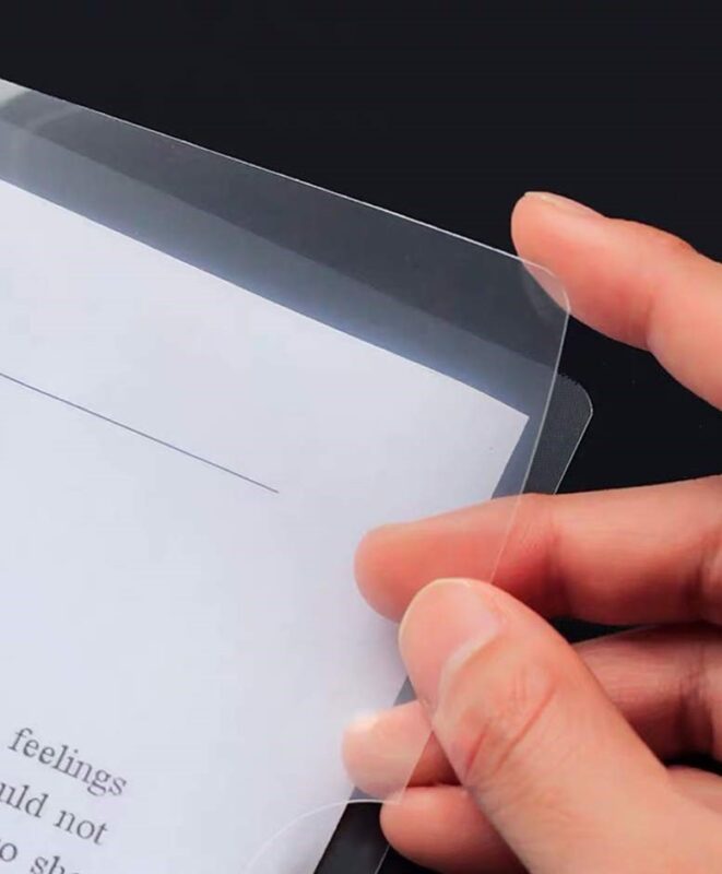 L File Folder A4 Size Transparent Clear Documents Holder Paper Holders ...