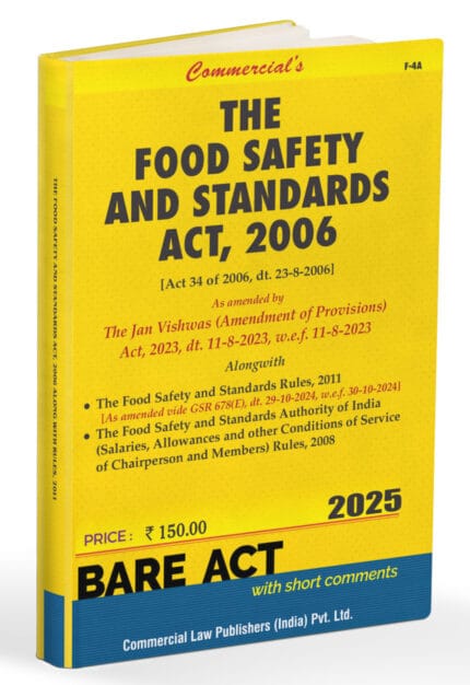 Food Safety and Standards Act, 2006 along with Rules, 2011