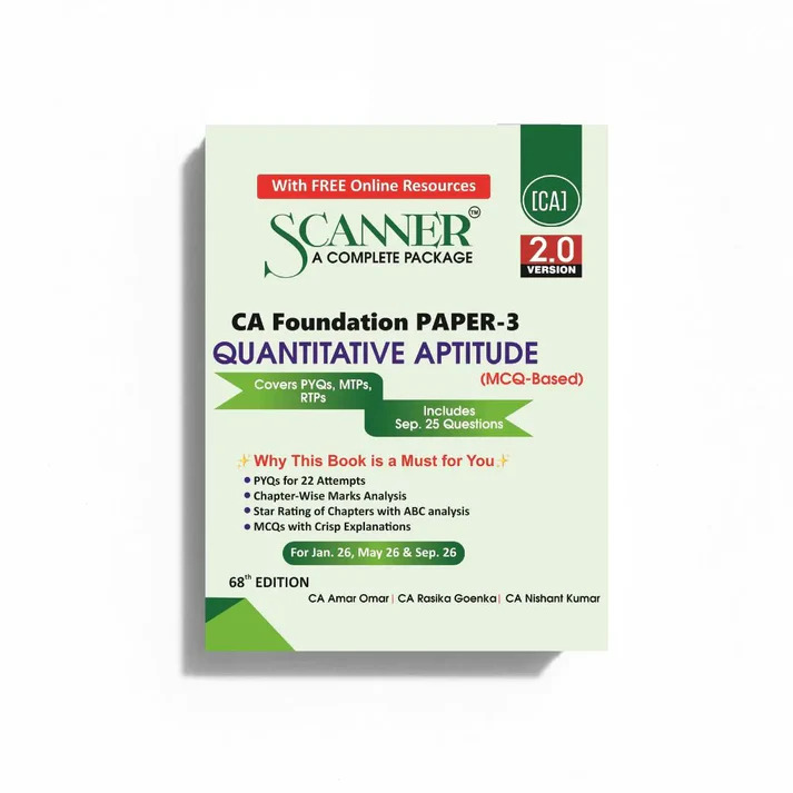 SA14 CA Foundation Scanner Quantitative Aptitude Paper 3 - Image 1