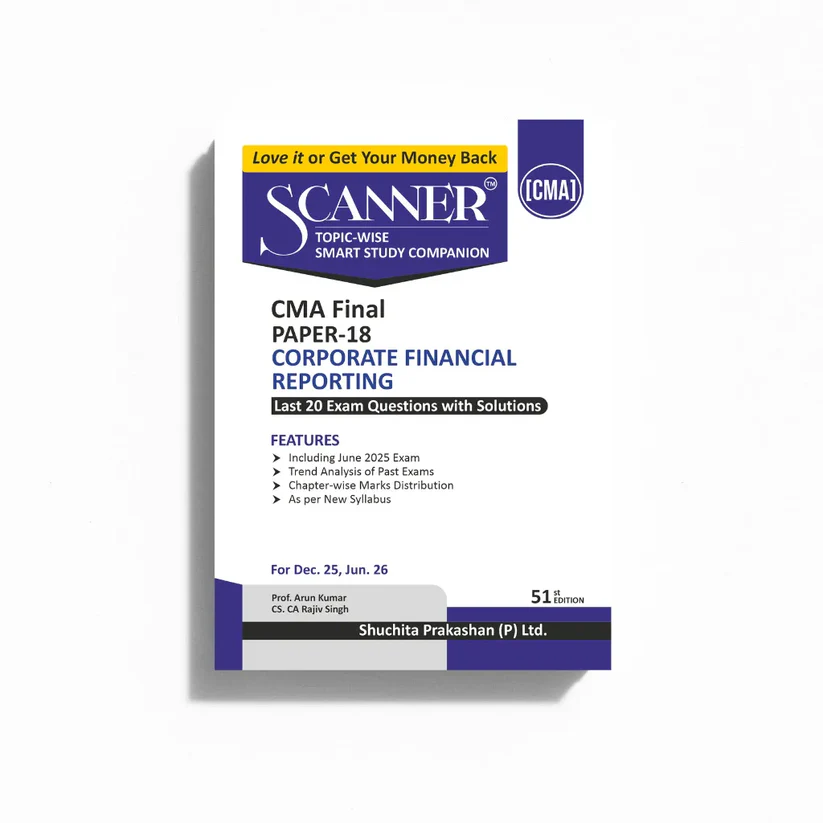 SA75 CMA Final Scanner Corporate Financial Reporting Paper 18 for Dec 25, Jun 26 - Image 1