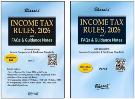 INCOME TAX RULES, 2026 in Part 1 and 2