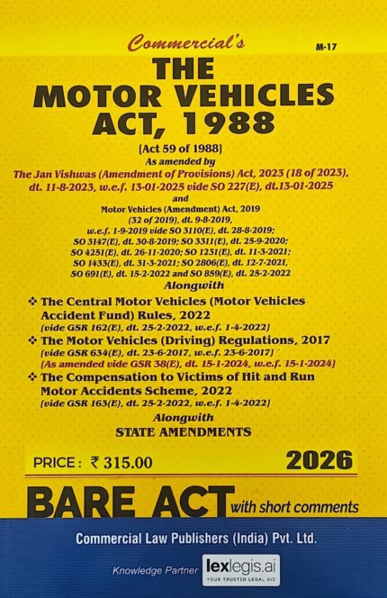 Motor Vehicles Act, 1988 (As amended upto date)