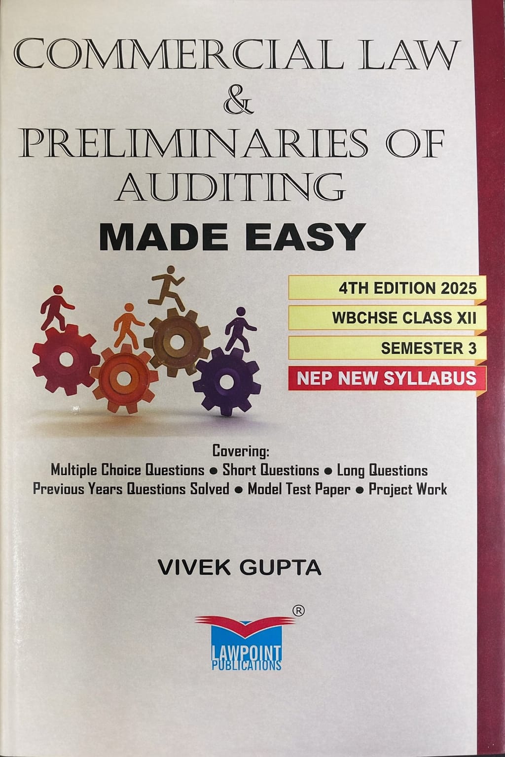 WhatsApp Image 2026-03-13 at 12.52.11 PM Commercial Law and Preliminaries of Auditing Made Easy | WBCHSE Class XII Semester 3 4th Edition by Vivek Gupta - Image 1
